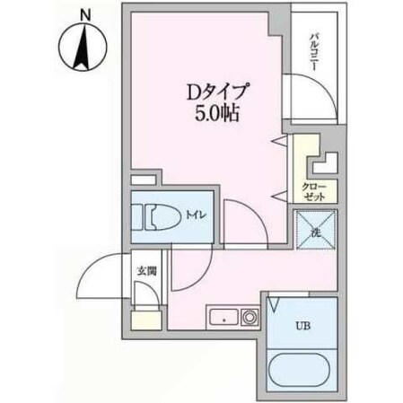 菊川駅 徒歩4分 2階の物件間取画像